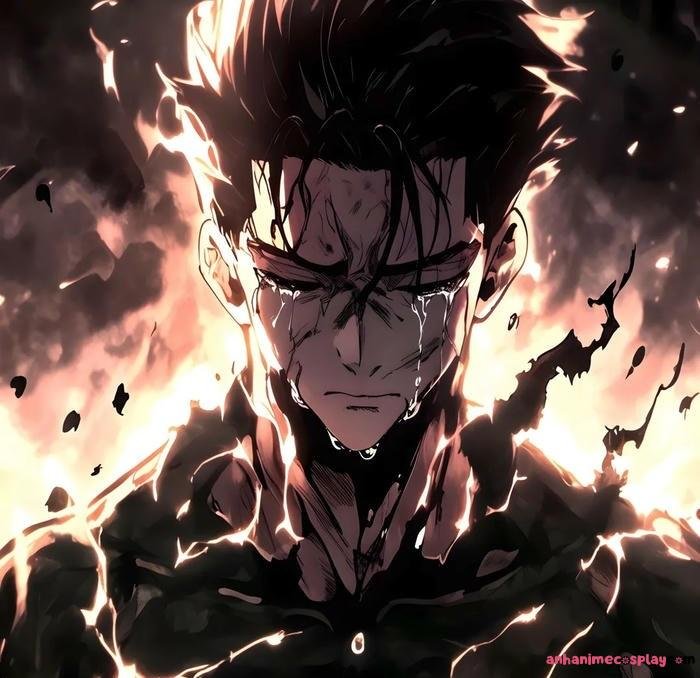 ảnh anime nam buồn 34